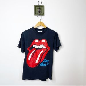 Vintage Rolling Stones 1989 Black Concert Tee